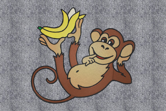 Chimpanzee with Banana