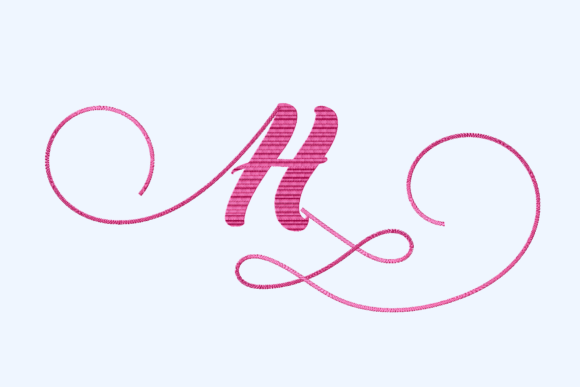 Magical H Winter Monogram