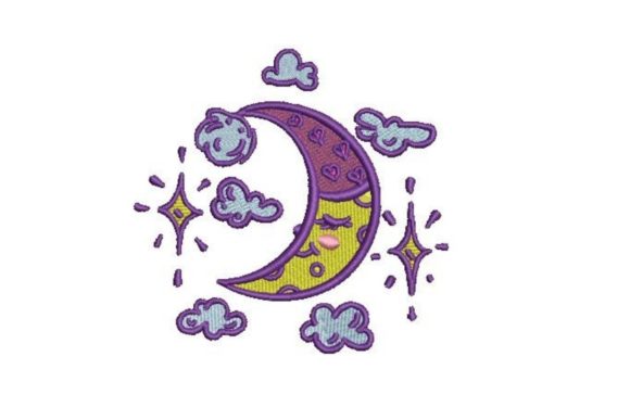 Moon with Sleeping Hat
