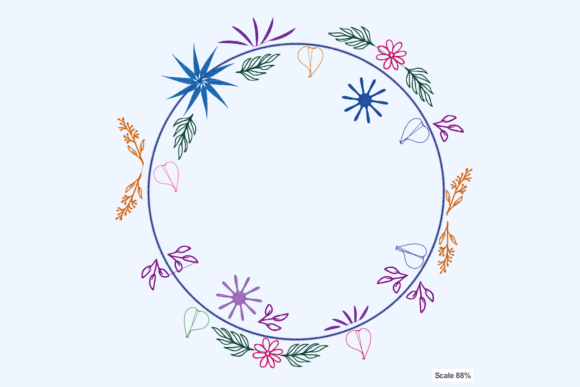 Winter Flower Wreath